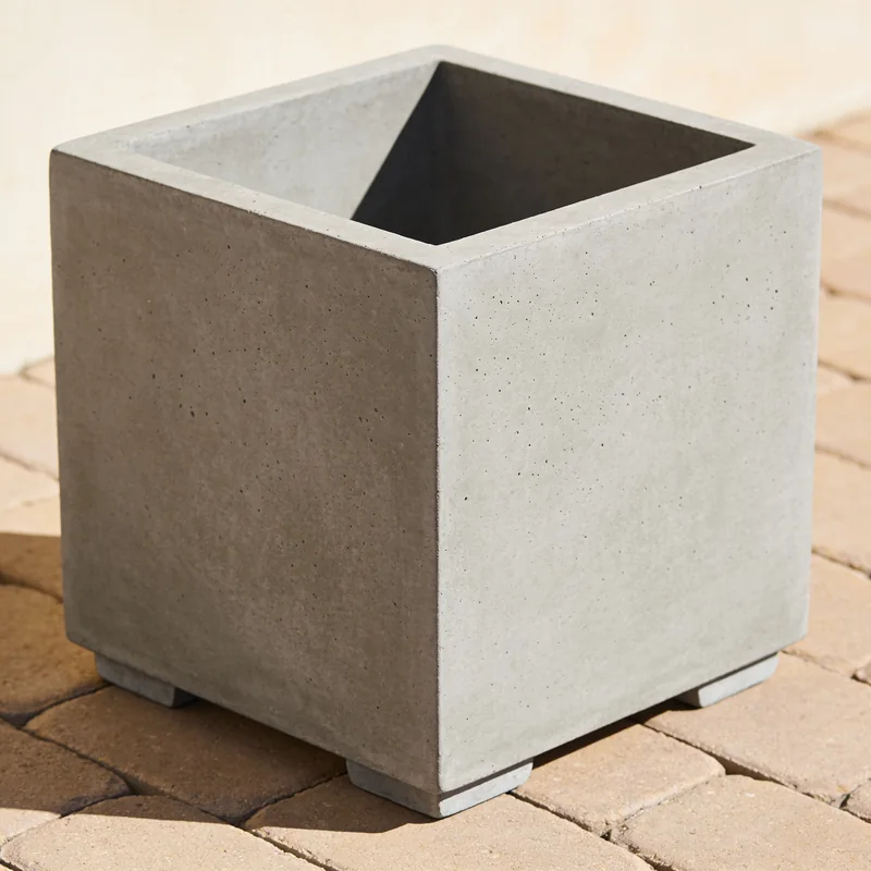 Square Corner Planter — Ash